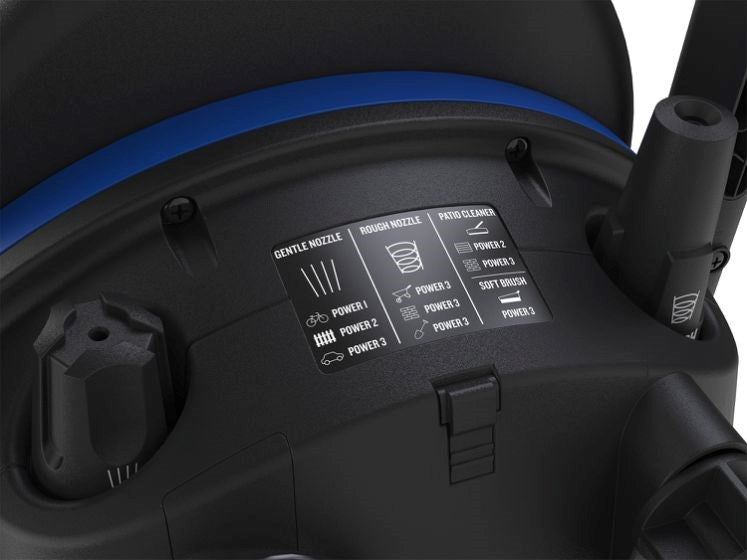 Nilfisk Core 140-8 PowerControl In-Hand EU pressure washer Upright Electric 474 l/h 1800 W Blue