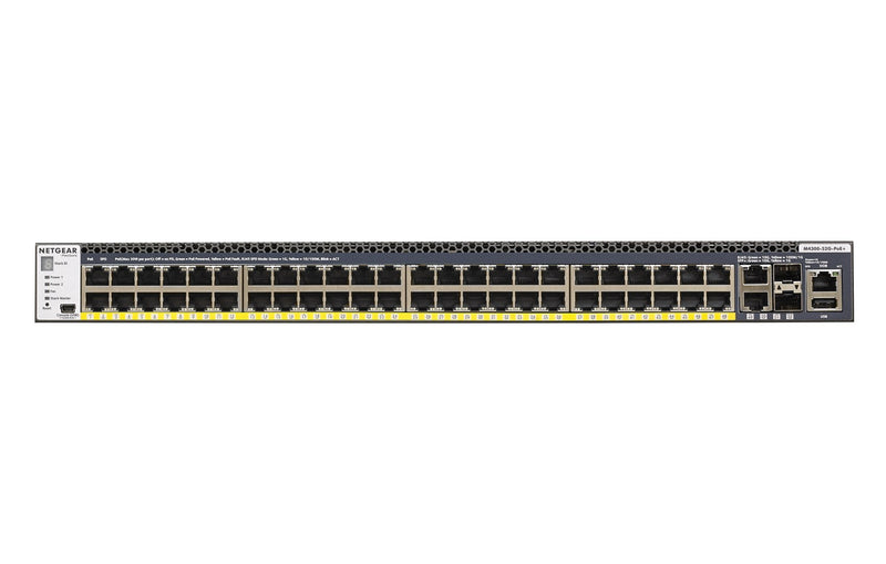 NETGEAR GSM4352PB Managed L2/L3/L4 Gigabit Ethernet (10/100/1000) Power over Ethernet (PoE) 1U Black