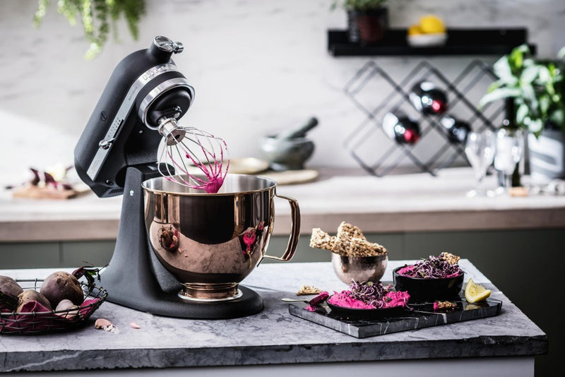Kitchenaid 5KSM185PSEBK 4,8l Kchenmaschine, Trffel schwarz