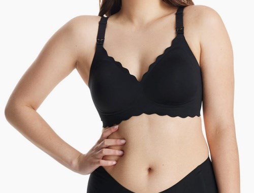 Momcozy YN46 Nursing bra, size 2XL Black