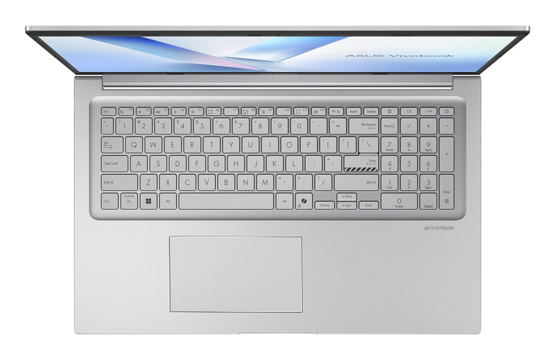 ASUS Vivobook 17 X1704MA-AU038 Intel Core 5 350 Laptop 43.9 cm (17.3") Full HD 16 GB DDR5-SDRAM 512 GB SSD Wi-Fi 6 (802.11ax) NoOS Silver