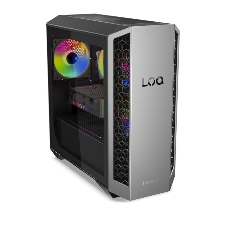 Lenovo LOQ Tower 26ADR10 Ryzen 7 8745HX 32GB DDR5 5200 1TB SSD GeForce RTX 5060 8GB Windows 11 Luna Grey / Eclipse Black