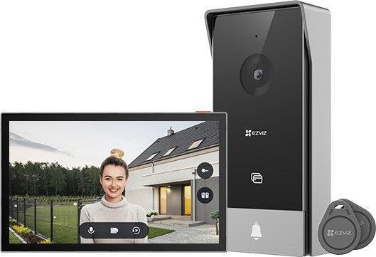 EZVIZ HP5 video intercom system 17.8 cm (7") Black, Silver