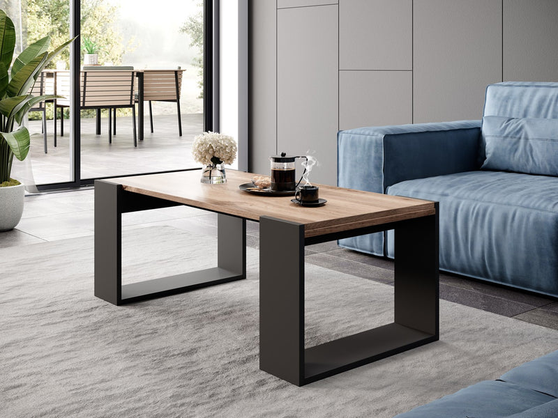 Cama Bench/table WOOD 120x54,5x46 oak wotan + anthracite