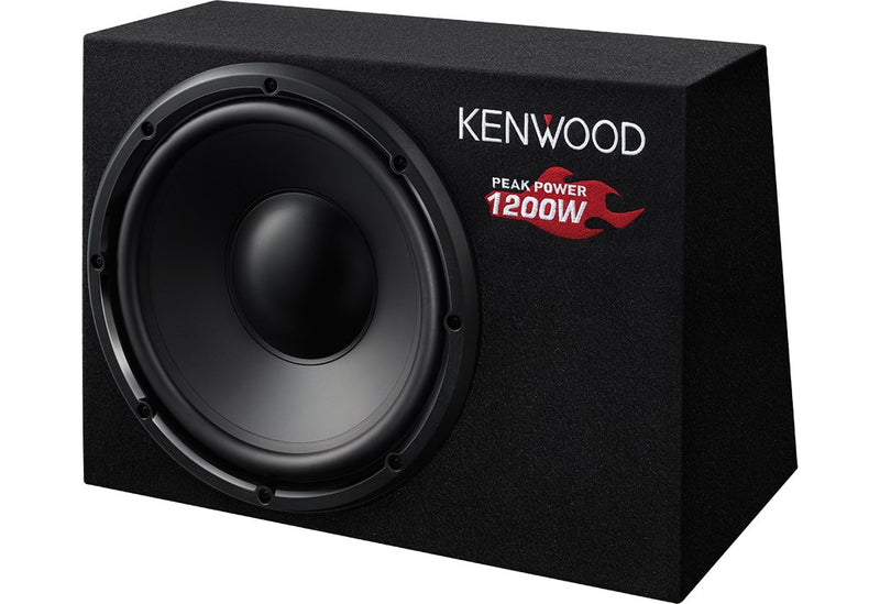 Caisson de basses Kenwood KSC-W1200B Subwoofer pré-chargé 300 W