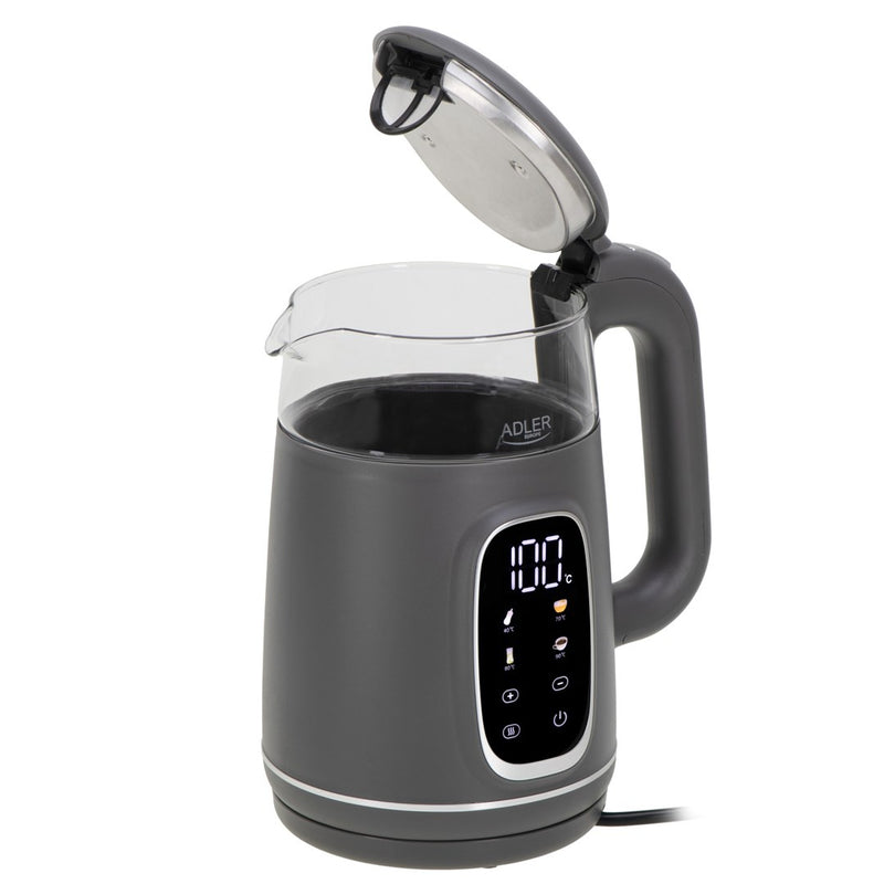 ADLER AD 1305 Wasserkocher Grau Silber