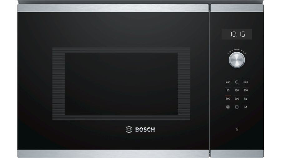 Bosch Serie 6 BEL554MS0 Built-in microwave oven with grill, 59 x 38 cm 25 L 900 W Stainless steel