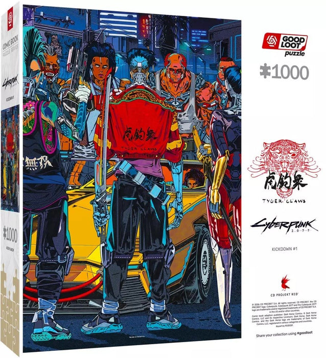 Puzzle Good Loot Comic Book - Cyberpunk 2077: Kickdown 1000 pc(s)