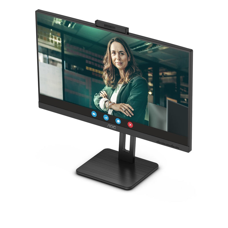 AOC Pro-line Q27P3CW - LED monitor - 27" - 2560 x 1440 QHD @ 75 Hz - IPS - 350 cd/m² - 1000:1 - 4 ms - 2xHDMI, DisplayPort, USB-C - speakers - black