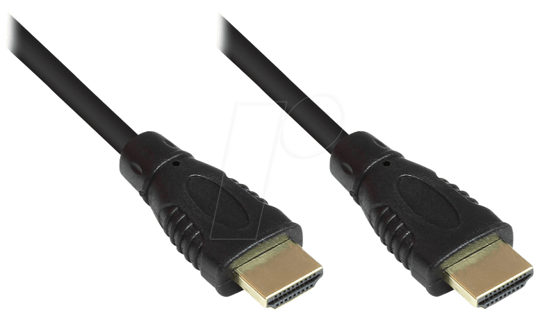 GoodConnections High-Speed HDMI (ST-ST) 2m Anschlusskabel Schwarz