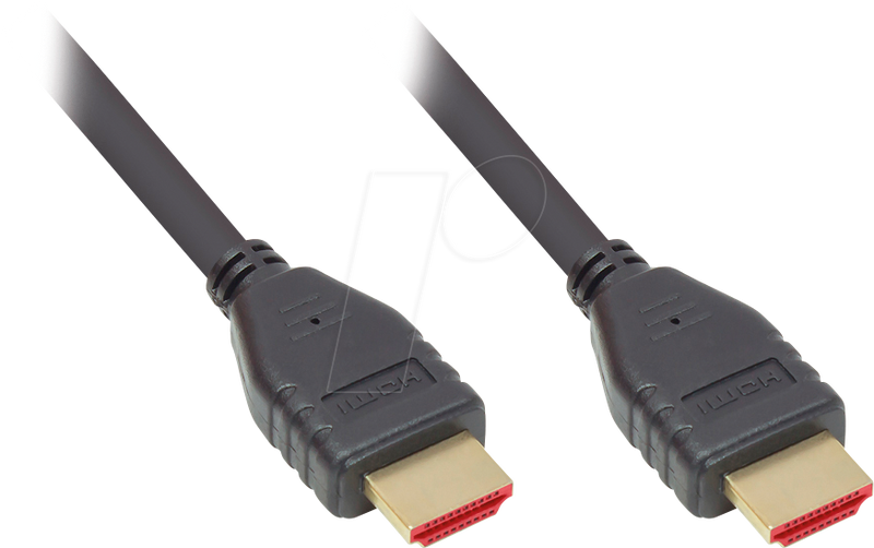 GoodConnections Ultra-High-Speed HDMI (ST-ST) 2m Anschlusskabel 8K Schwarz