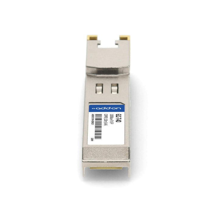 AddOn Cisco GLC-T Compatible SFP Transceiver - SFP (mini-GBIC) transceiver module - 1GbE - 1000Base-T - RJ-45 - for Cisco 5508, Catalyst 3560, ESS9300