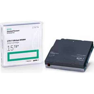 HPE Ultrium WORM Data Cartridge - LTO Ultrium WORM 7 - 6 TB / 15 TB - write-on labels