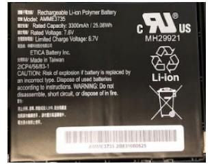 BATTERY PACK LITHIUM POLYMER
