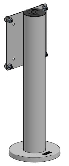 Mount on 300mm Pole, for use