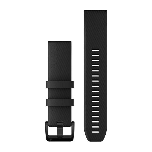 Garmin Ersatzarmband QuickFit 22mm - Silikon Schwarz/Schwarz