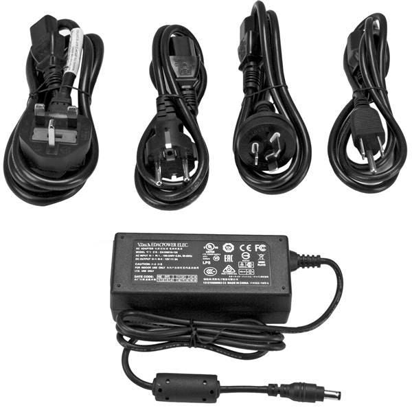 StarTech Replacement 12V DC Power Adapter - 12 Volts 5 Amps - Power adapter - AC 100-240 V - SVA12M5NA - Power adapter - AC 100-240 V - for Startech 4