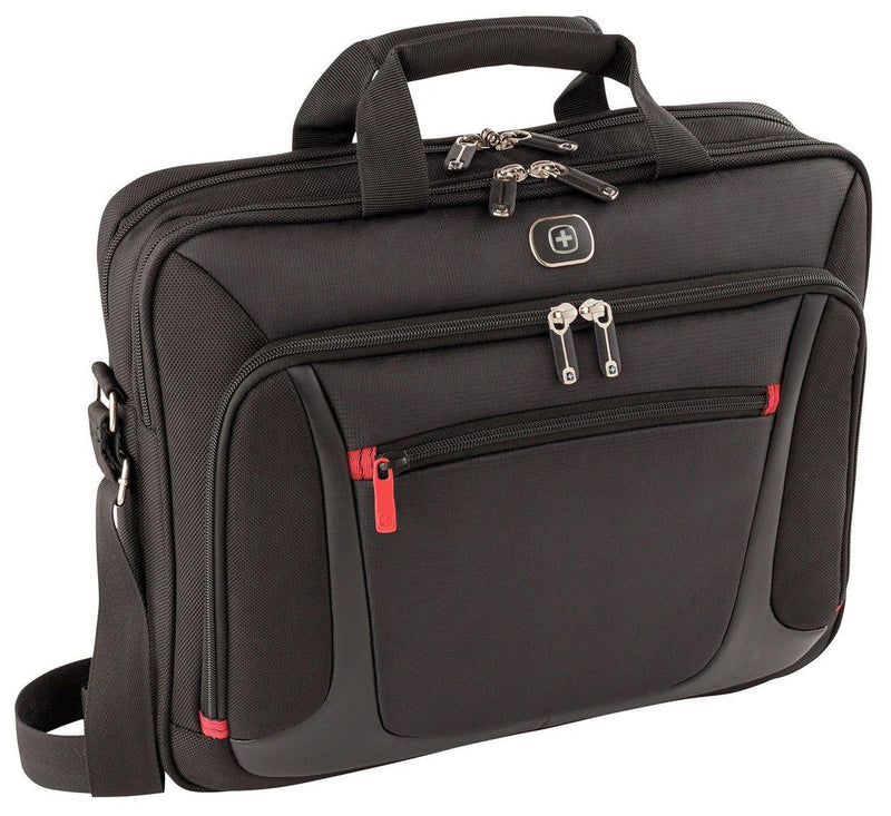 WENGER Sensor Notebook Tasche fuer 30,48 bis 39,1cm 12 bis 15,4Zoll Laptop, Tablet, iPad schwarz