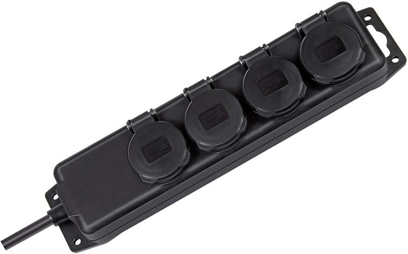 Power strip 4 socket IP44