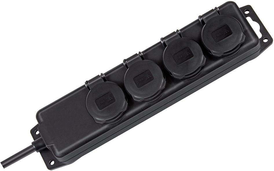 Power strip 4 socket IP44