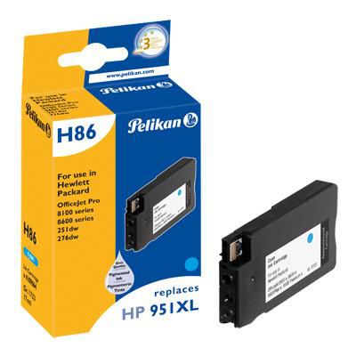 Pelikan Tinte HP H86 CN045AE HP951XL cyan 17ml remanufactured