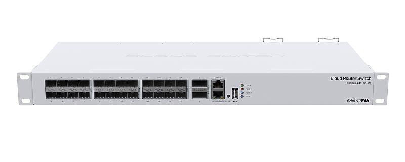 MikroTik CRS326-24S+2Q+RM 25P 10G managed L3 switch