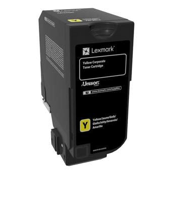 Lexmark - Gelb - original - Tonerpatrone LCCP, Lexmark Corporate - fr Lexmark CS720de, CS720dte, CS725de, CS725dte, CX725de, CX725dhe, CX725dthe