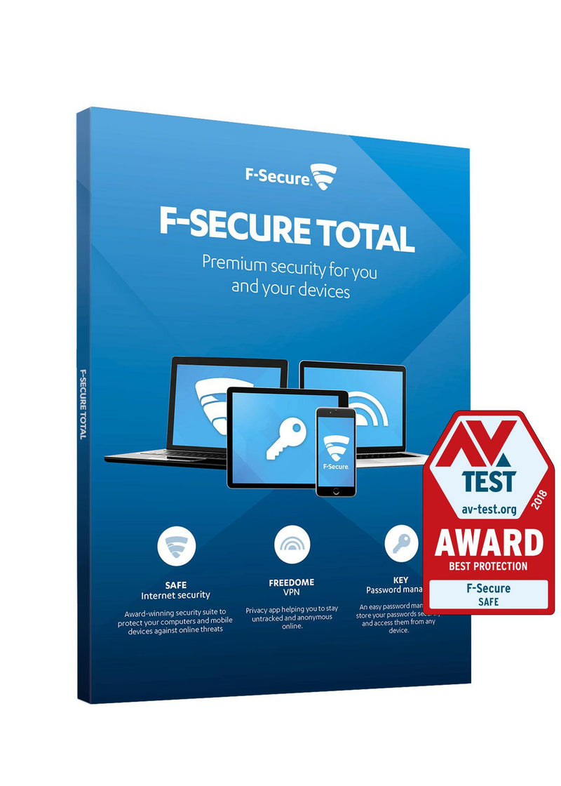 F-SECURE Total Security - 3 Devices, 2 Year - ESD-Download