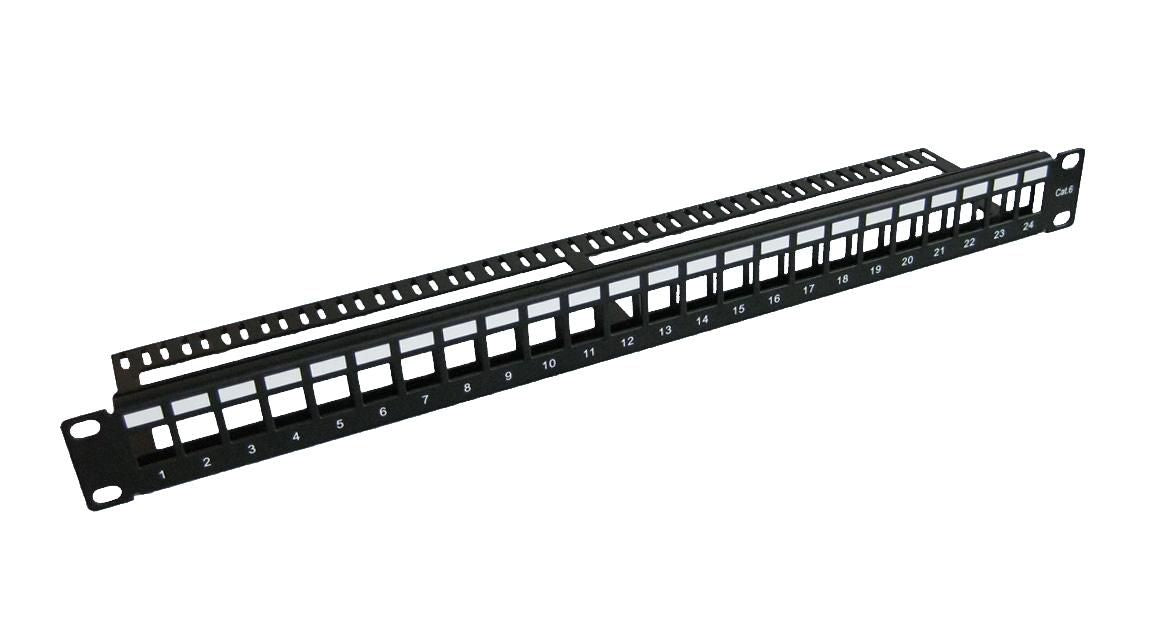 24port, shielded 1U Metal,