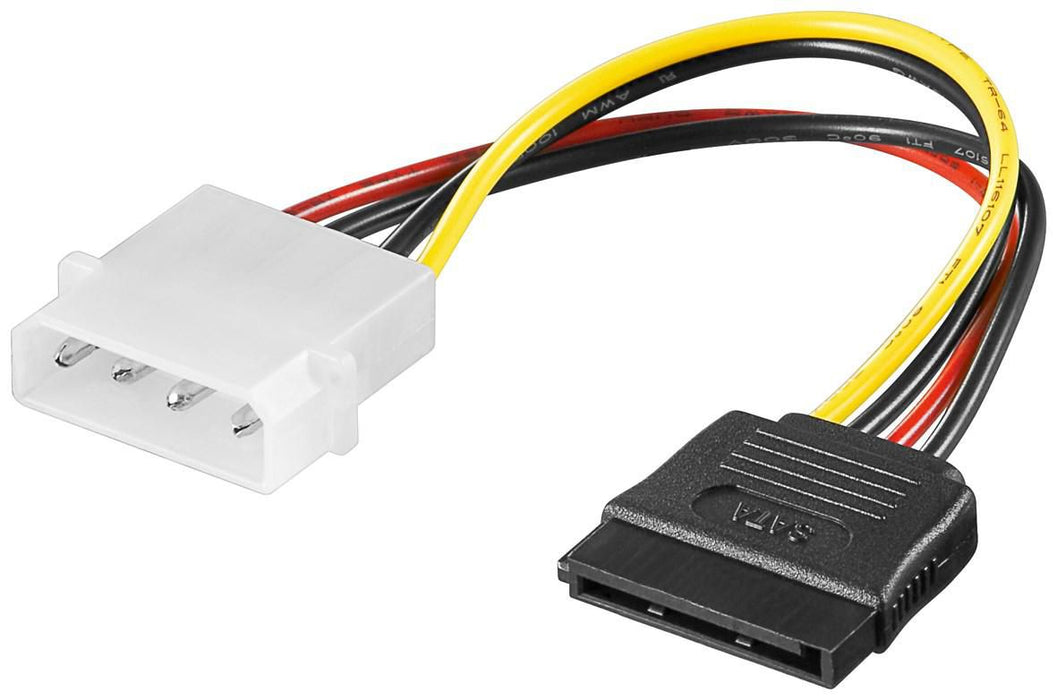 SATA Power 4pin-15pin 0,2m
