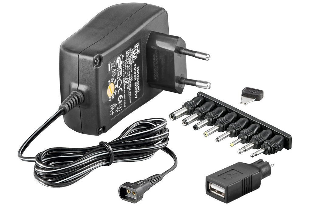 including USB + 8 DC Adapter