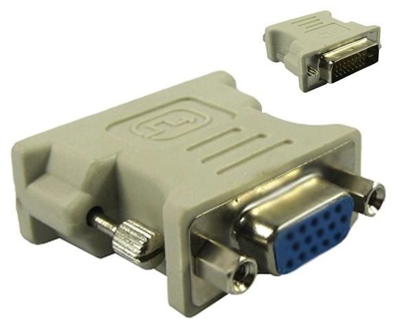 DVI-D 24+1 - VGA 15pin, Black