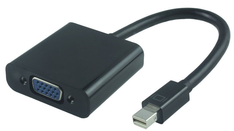Mini DP M - VGA Female, Black