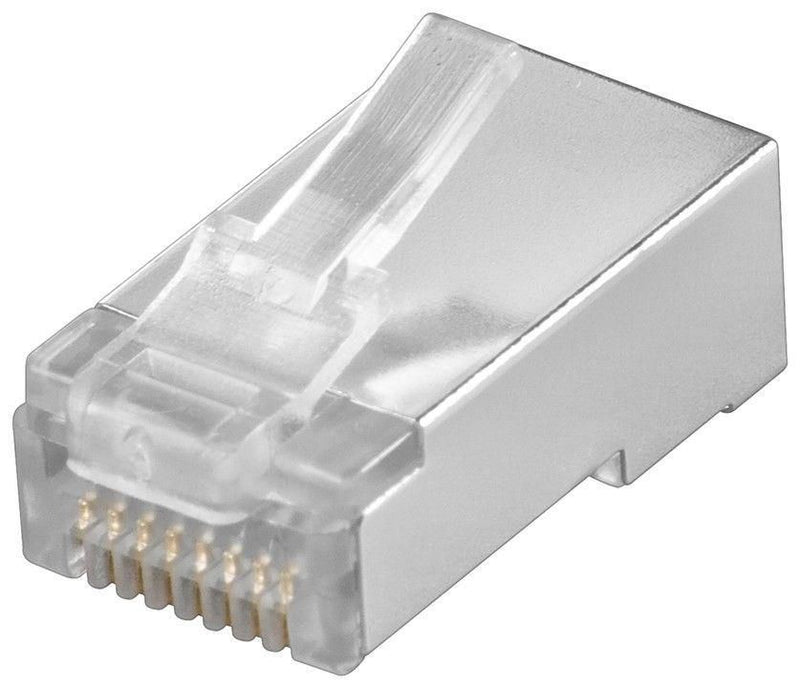 "MicroConnect Modular Plug - Netzwerkanschluss - RJ-45 (M) - abgeschirmt (Packung mit 10)"
