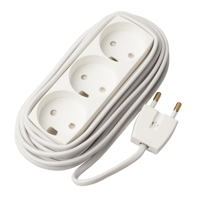 white 5m 5,0 meter cord
