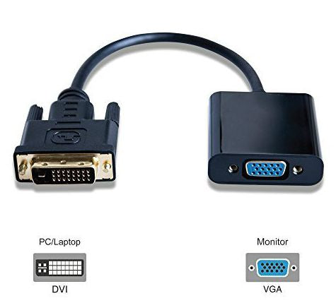 DVI 24+1 - HD15 M-F IC