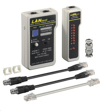 Has RJ11, R12 and RJ45 Jacks