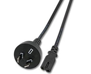 1.8m, Black H03VV 2G 0.75 mm²