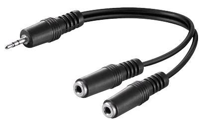 3.5mm Minijack Y Adapter