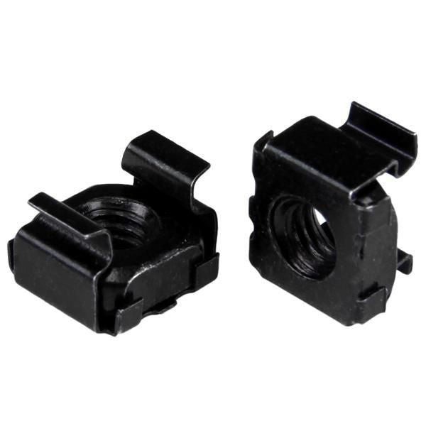 M6 CAGE NUTS BLACK MOUNTING