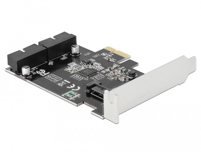 PCI Express x1 Karte zu 2 x intern USB 5 Gbps Pfostenstecker