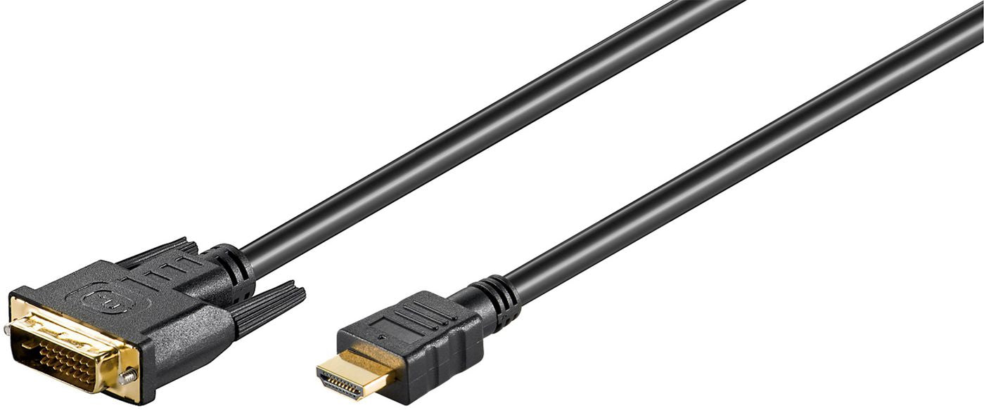 HDMI Type A - DVI-D 24+1 M-M