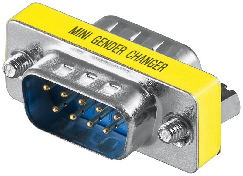 D-SUB/RS-232 male (9-pin) -