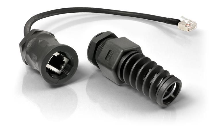 adapter RJ-45 Black QRJ45,