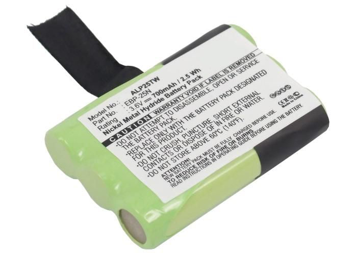 2.52Wh Ni-Mh 3.6V 700mAh