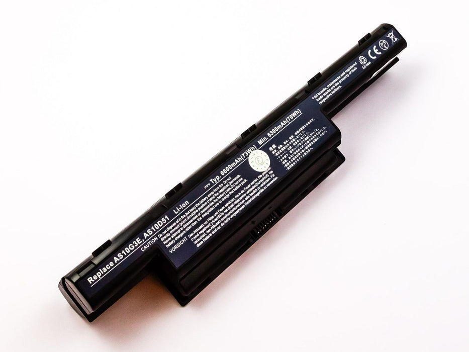 10.8V 6600mAh 71Wh 9 Cell