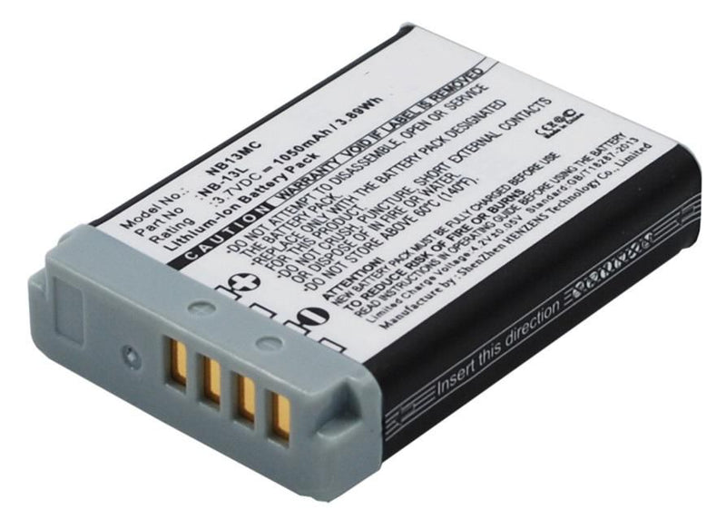 3.89Wh Li-ion 3.7V 1050mAh