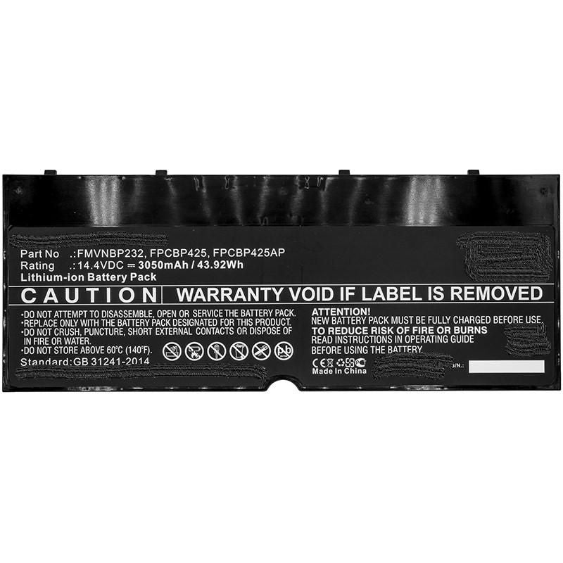 47.36Wh 14.8V 3200mAh 48Wh 4