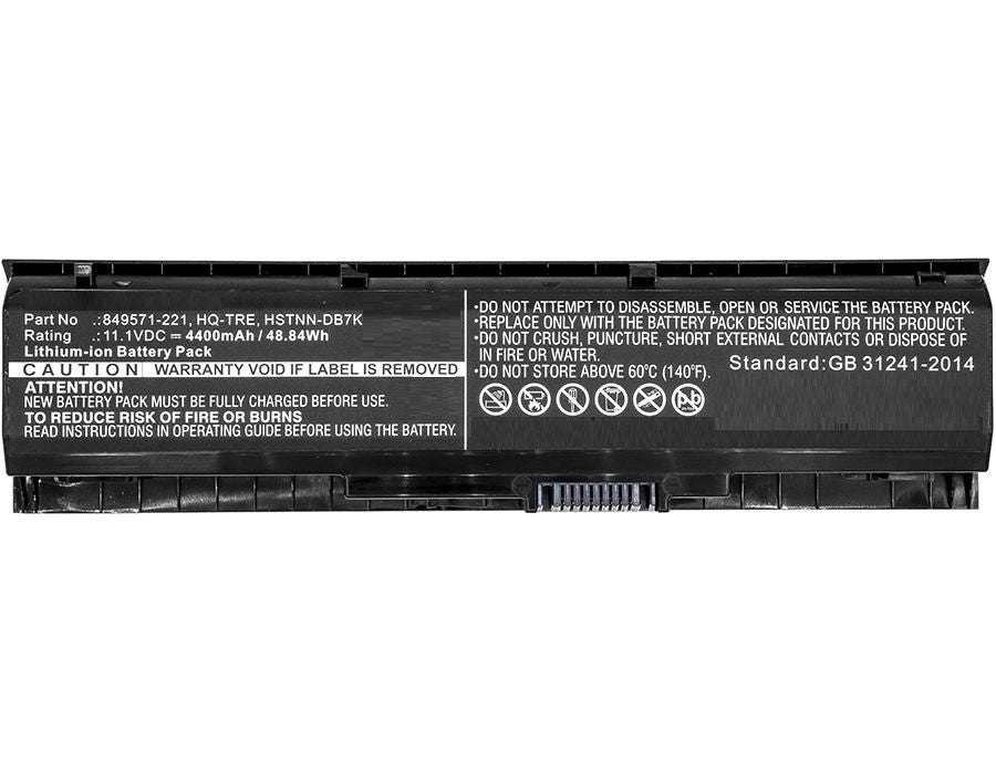 48.84Wh Li-ion 11.1V 4400mAh