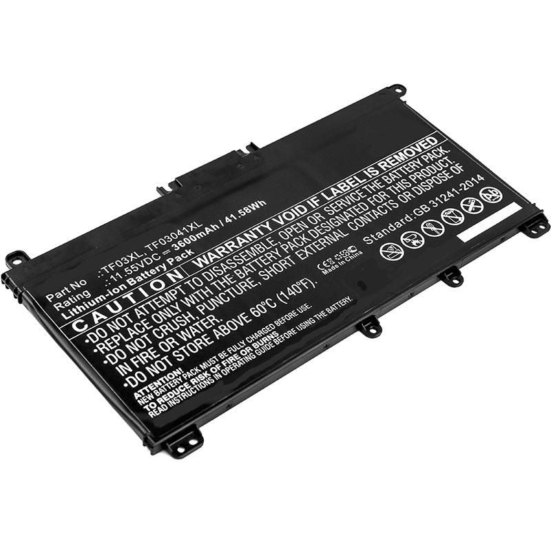 11.55V 3400mAh 39Wh Li-ion